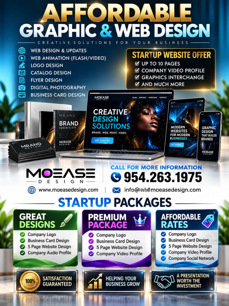Affordable Graphic & Web Design Flyer