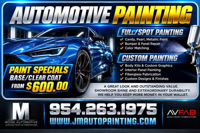 Automotive Painting Glossy Custom Showcase