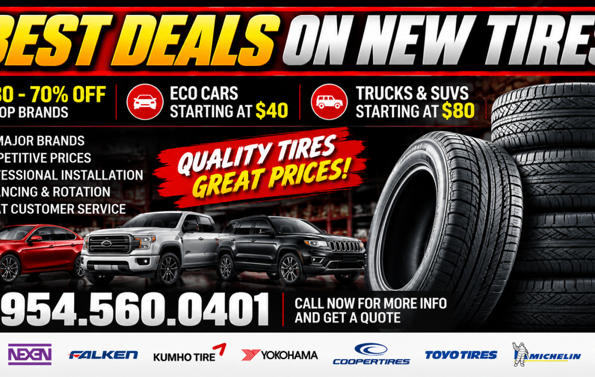 Best Deals On New Tires