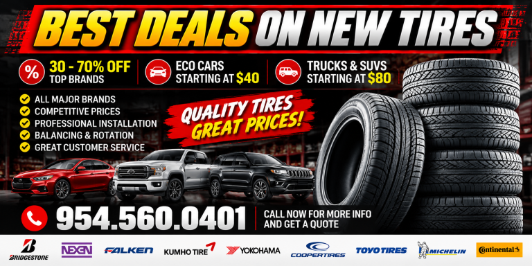 Best Deals On New Tires