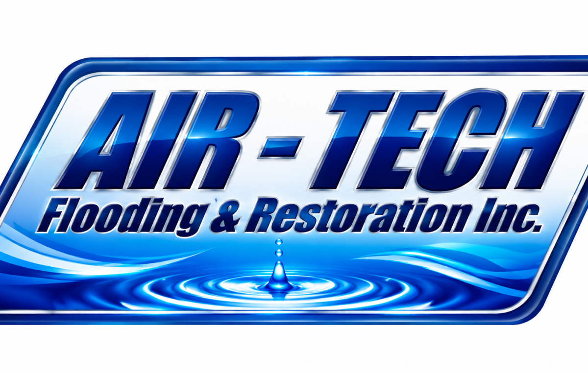 Glossy Air Tech Water Restoration Badge