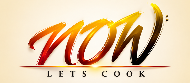Glossy Brush Lettered Cooking Logo