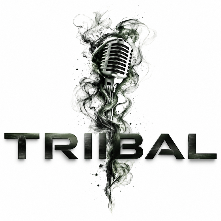 Metallic Microphone In Smoke With TRIIBAL