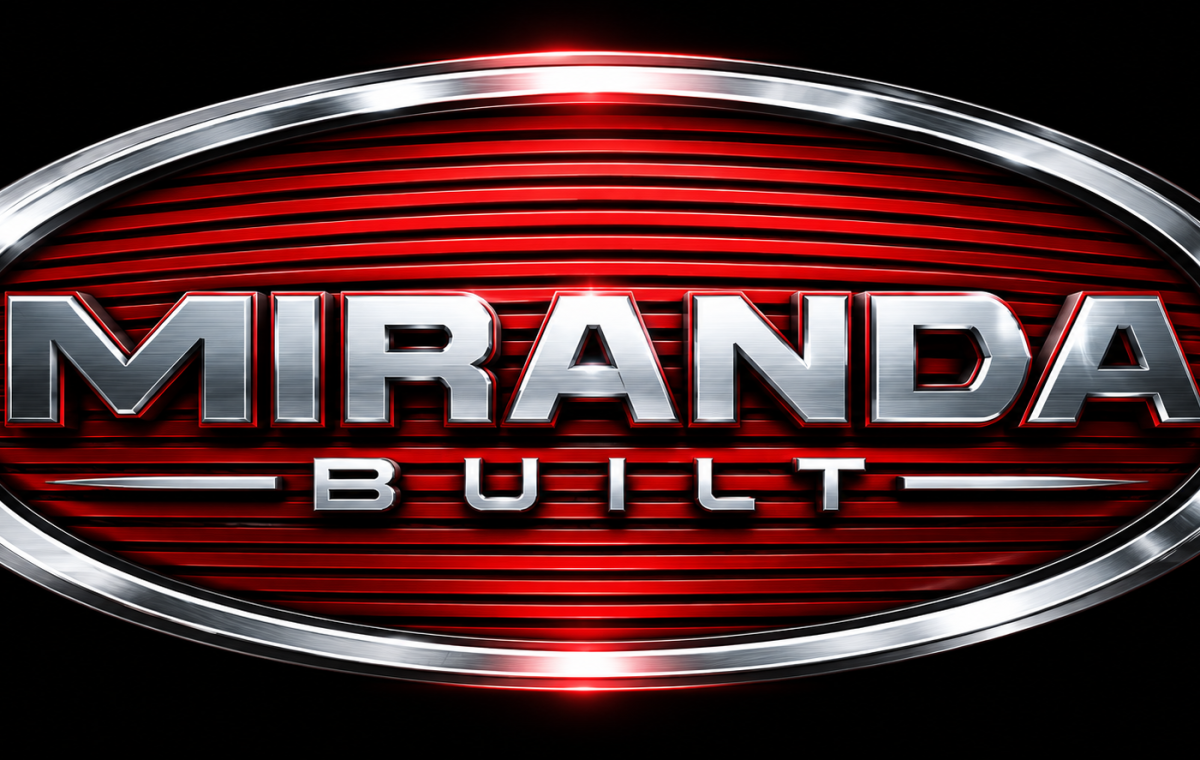Miranda Built Chrome Badge