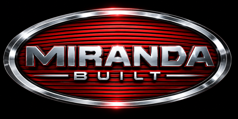 Miranda Built Chrome Badge