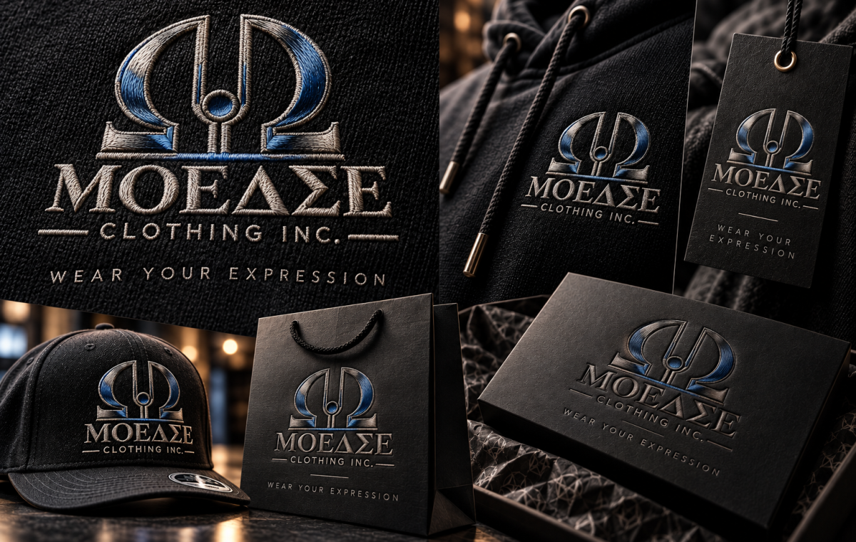 Premium Embroidered Branding Collage