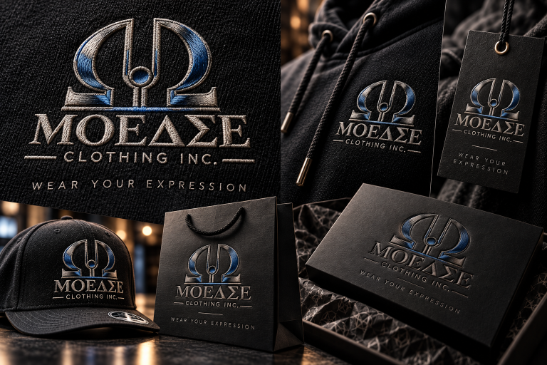 Premium Embroidered Branding Collage