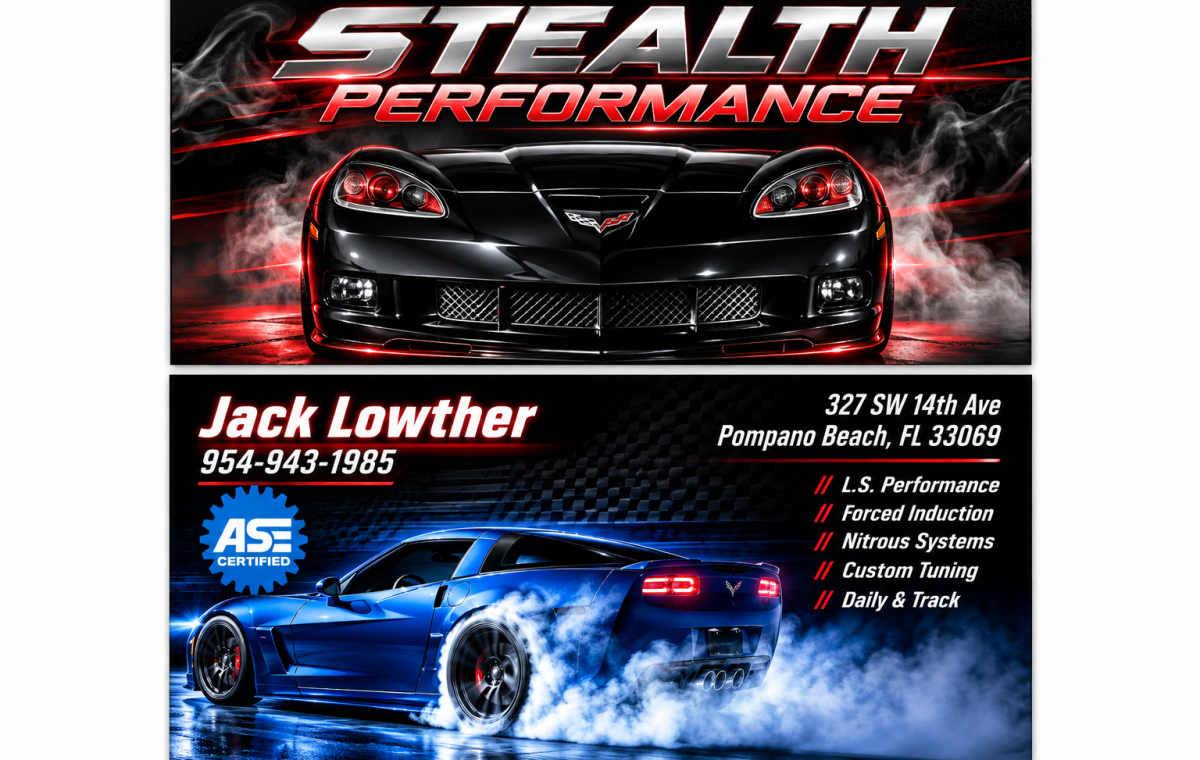Stealth Performance Automotive Ad