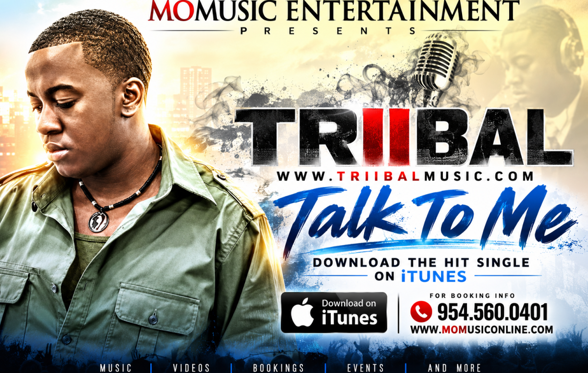 Talk To Me Triibal Music Poster